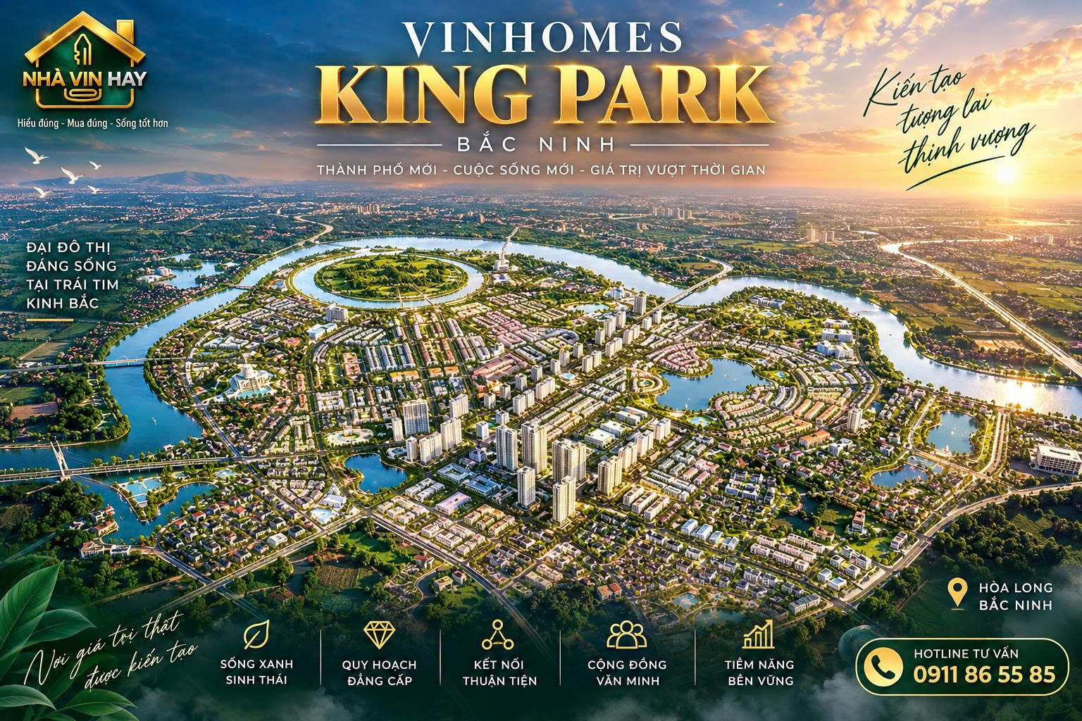 Vinhomes King Park ( tên cũ Vinhomes Hoà Long – Bắc Ninh)