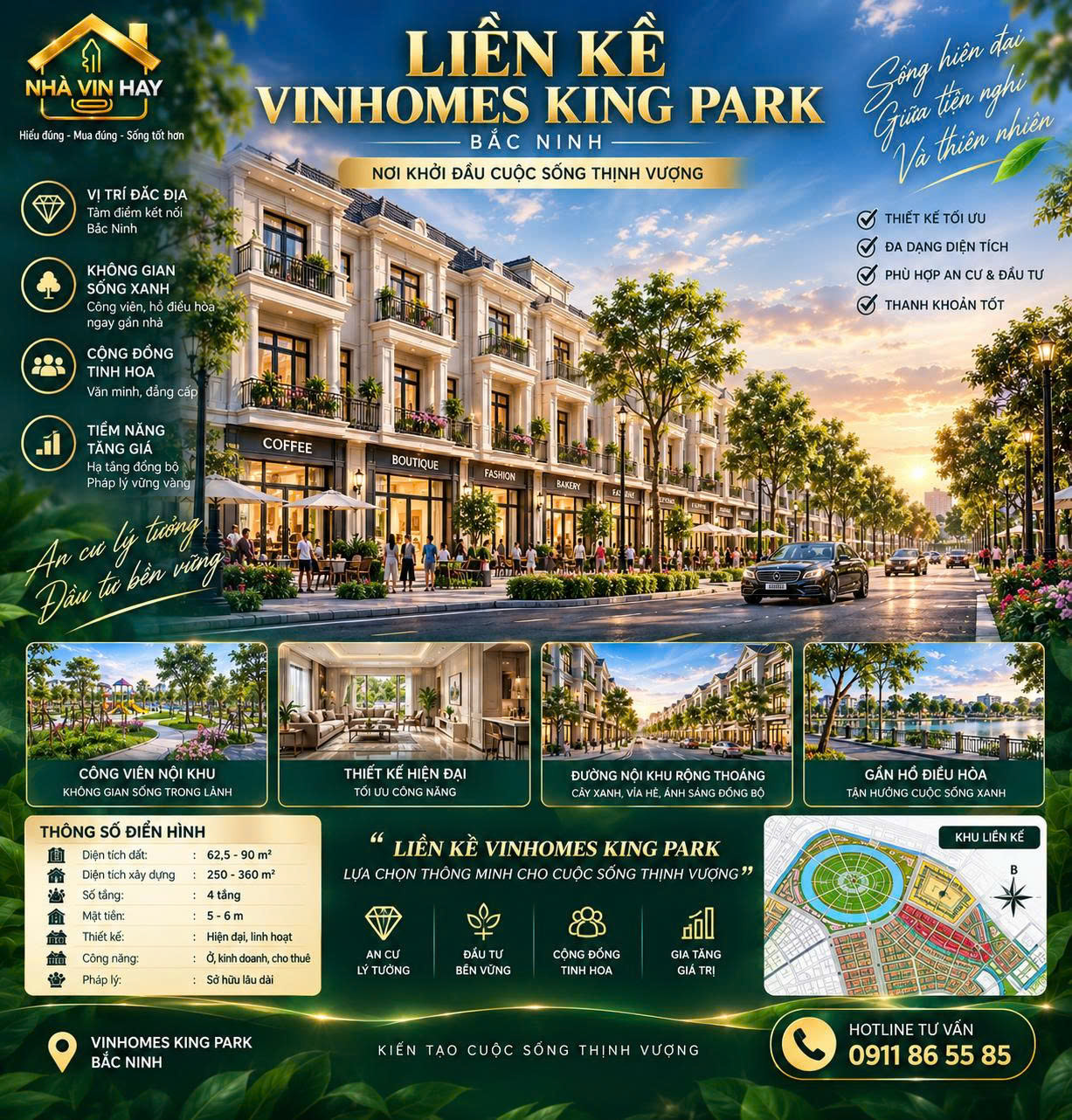 Vinhomes King Park ( tên cũ Vinhomes Hoà Long – Bắc Ninh)
