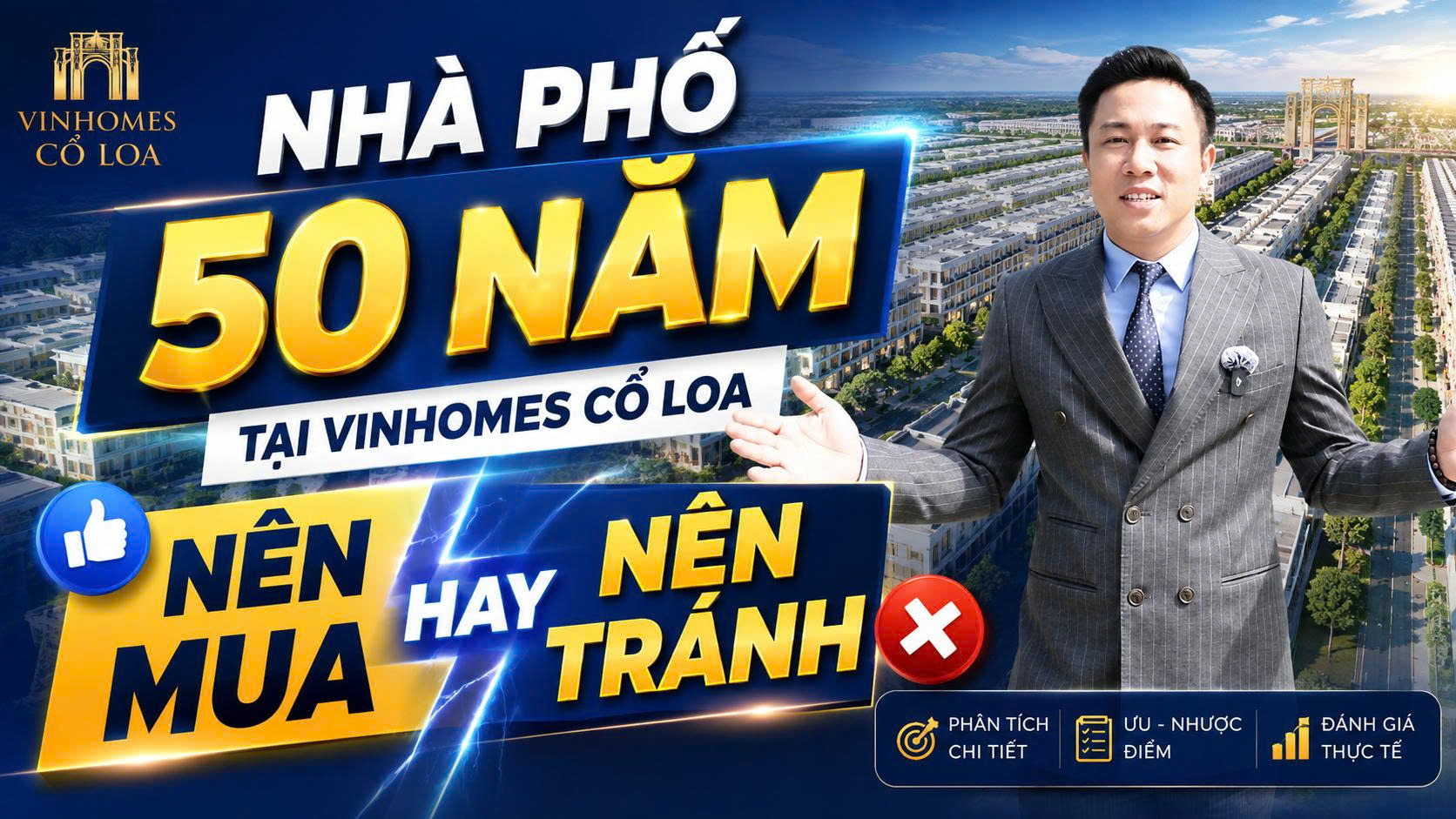 Nhà Phố 50 Năm tại Vinhomes Cổ Loa : Nên Mua hay Nên Tránh ?