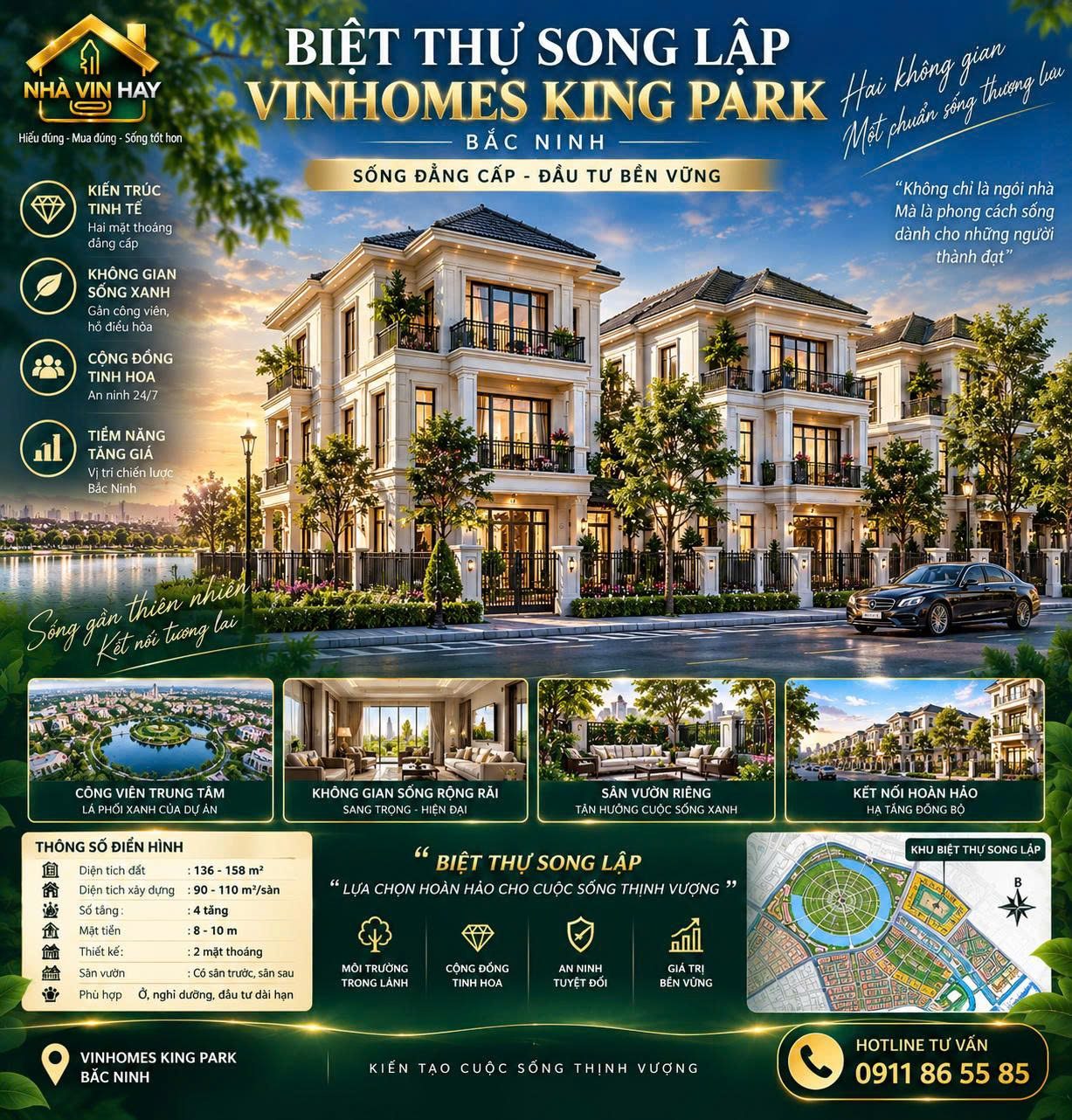 Vinhomes King Park ( tên cũ Vinhomes Hoà Long – Bắc Ninh)