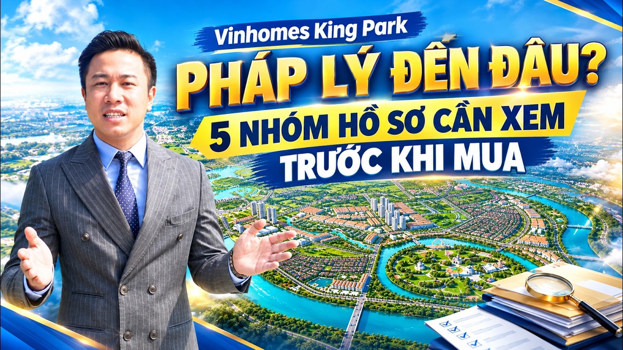 Lê Kim Cương phân tích pháp lý Vinhomes King Park – 5 nhóm hồ sơ cần kiểm tra trước mở bán